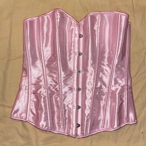 Pink satin bustier size 2 miaou